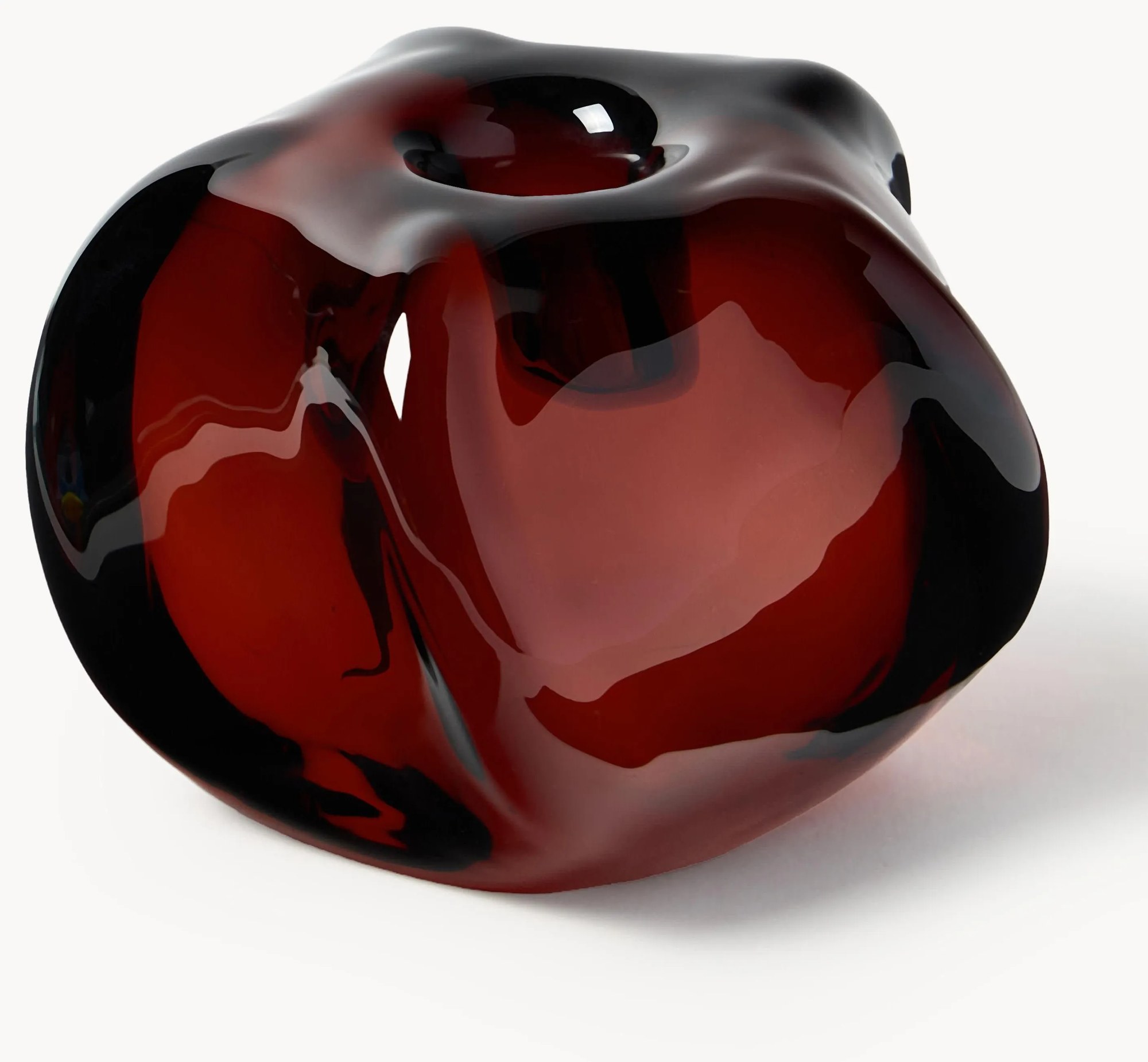 Ručne vyrobený sklenený svietnik Solon