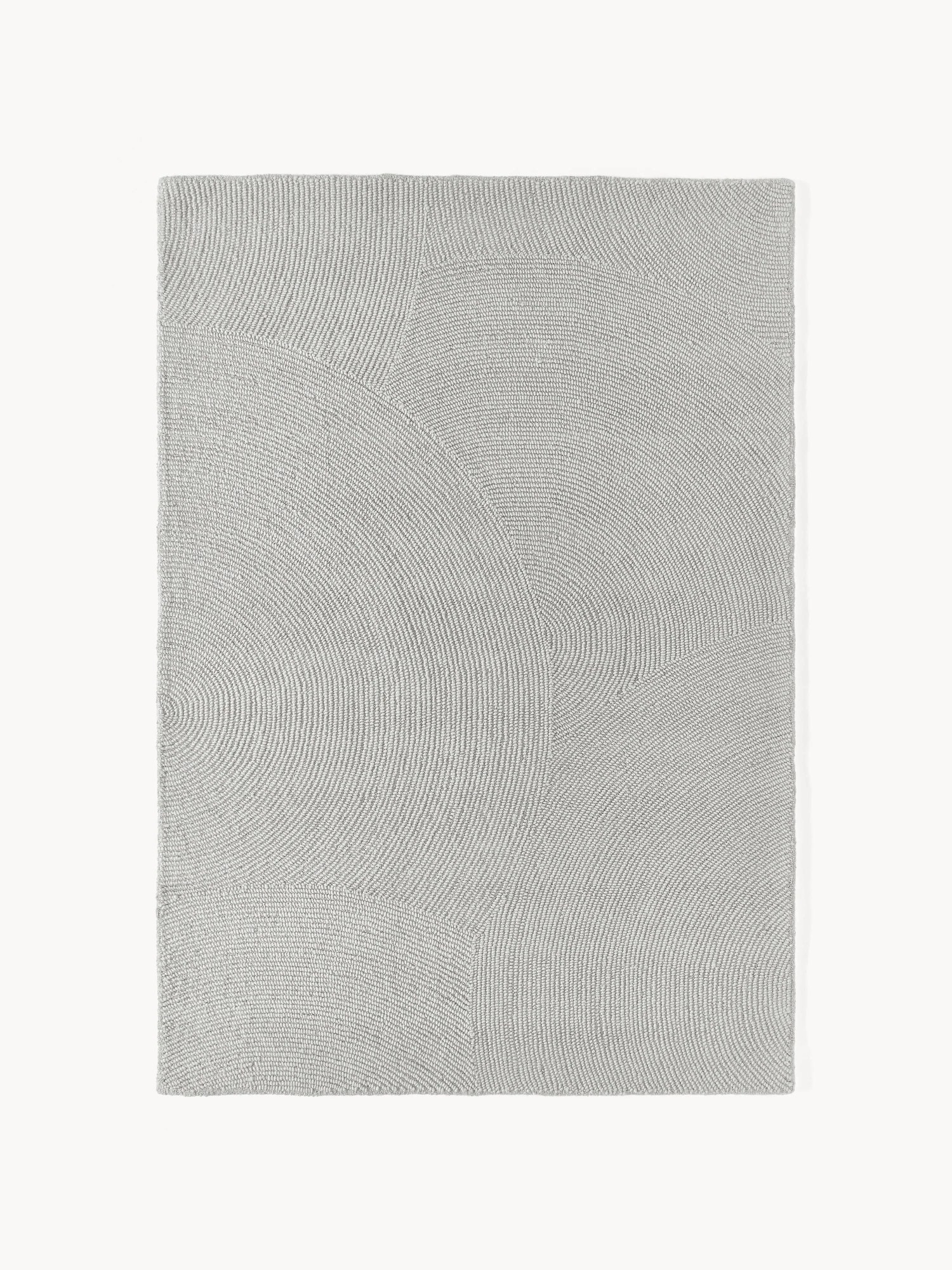 Ručne tuftovaný vlnený koberec's krátkym vlasom Eleni