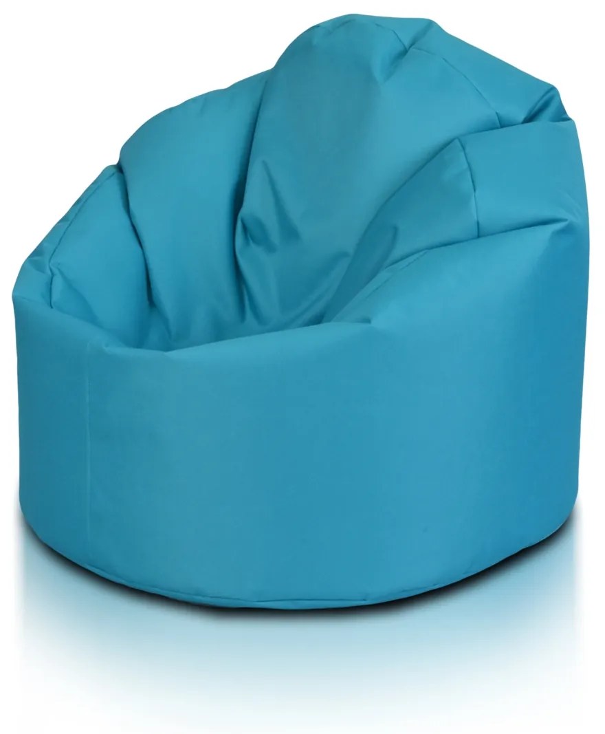 INTERMEDIC SK - Sedací vak Star 85x90 cm | ergonomický dizajn s podrúčkami, 300 l Farba: NC07 - Tyrkysová (Polyester)