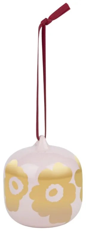 Ozdoba Unikko, ružovo-zlatá Ozdoba Unikko, ružovo-zlatá