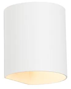 Moderná nástenná lampa biela - Sabbio
