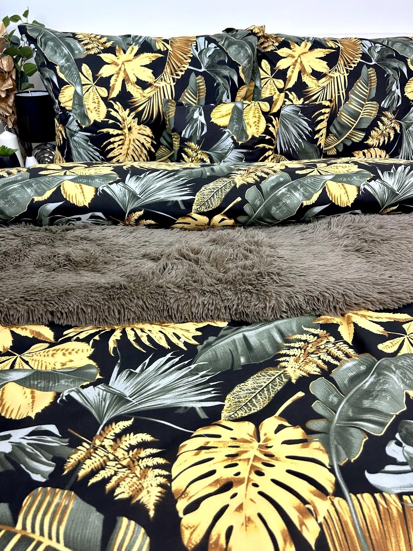 INTERMEDIC SK Posteľná obliečka Jungle Silver 140x200/70x90 cm