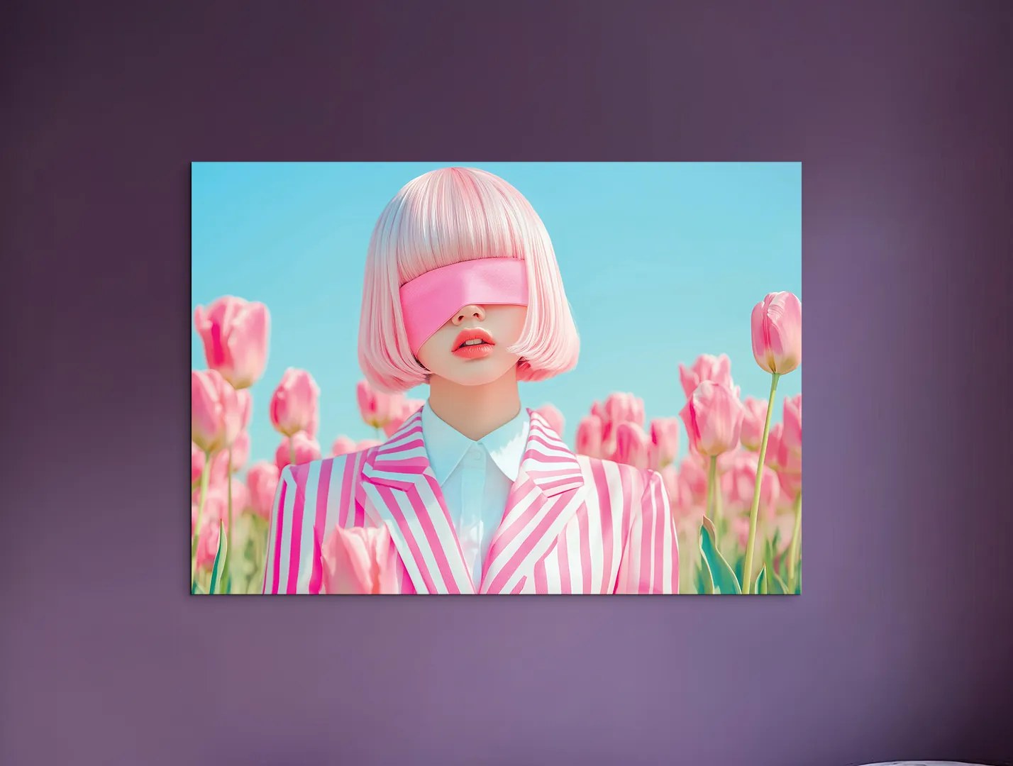 drevko | Dizajnový obraz Slepota v tulipánoch