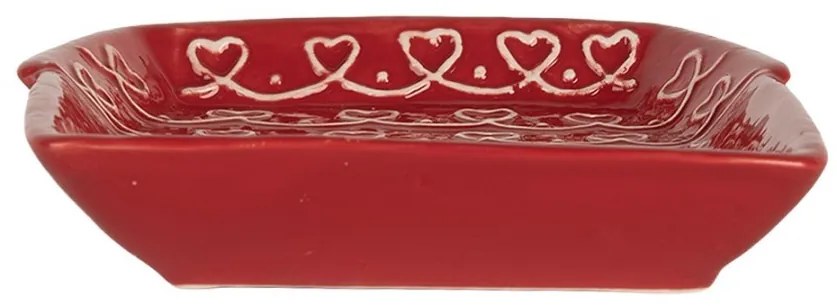 Keramický tanierik perníková chalúpka Gingerbread Cott - 15*19*3 cm