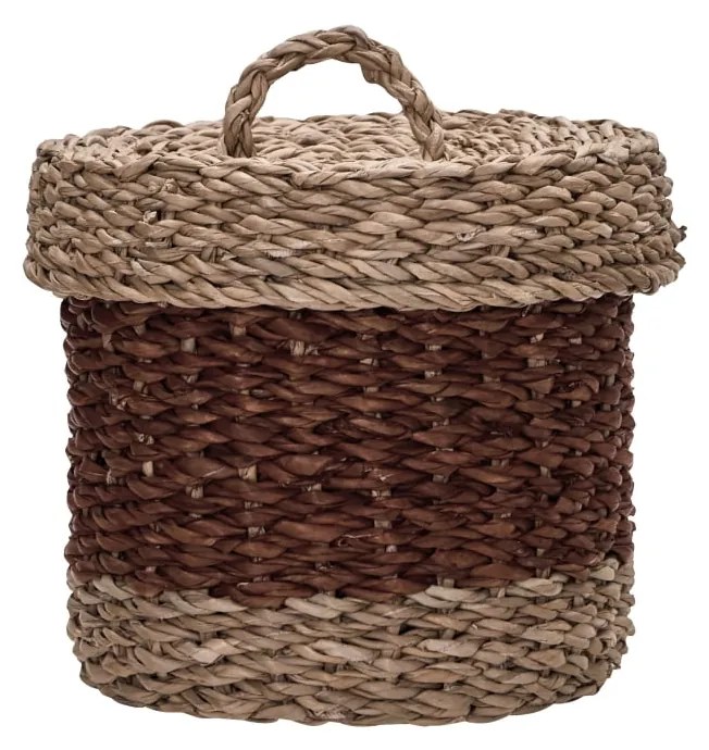 House Doctor Úložný kôš s vekom Rangi Brown Menší