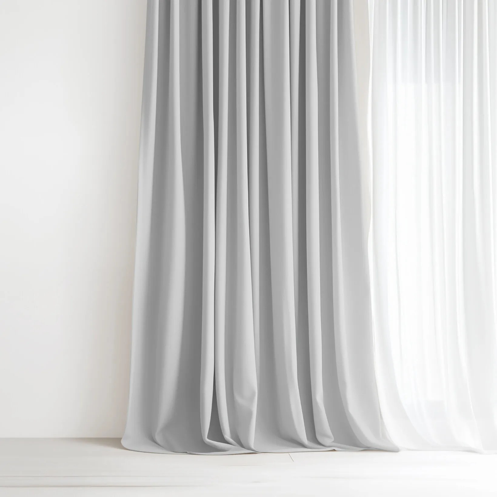 Goldea dekoračný záves - sivý 140x150 cm