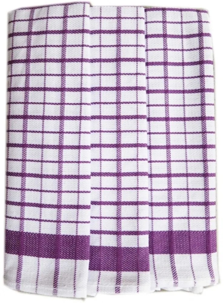 Polášek Károvaná utierka Egypt – 3 ks - č. 45 | Fialová