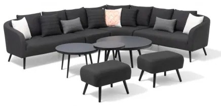 Doppler Melia LIKA-TEX® antracit - luxusná záhradná súprava