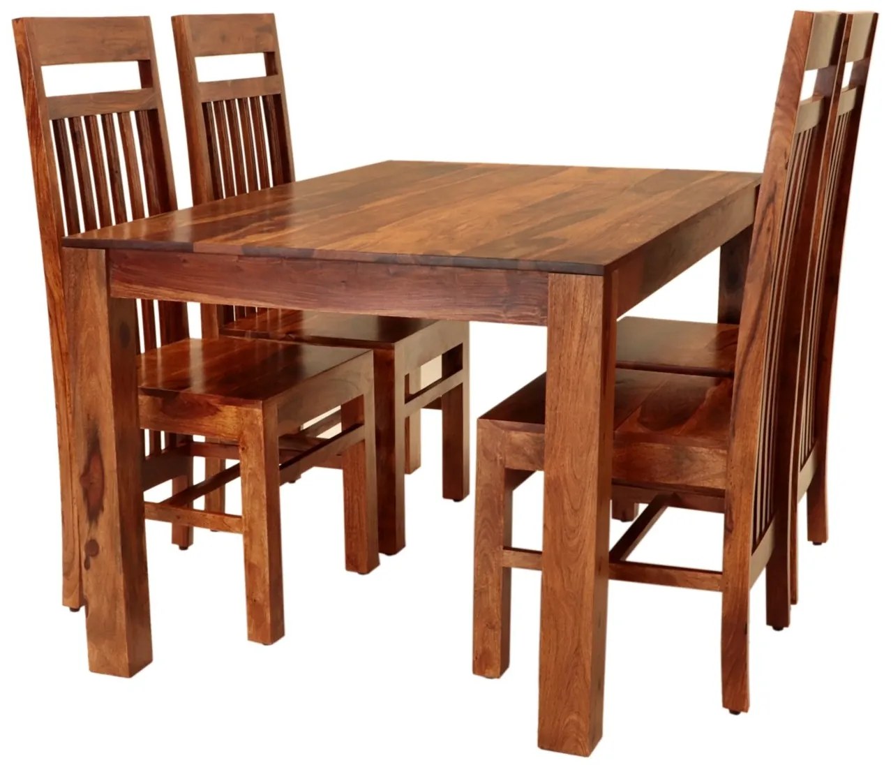 furniture-nabytek.cz - Jedálenský set pre 4 osoby Gani z indického masívu palisander