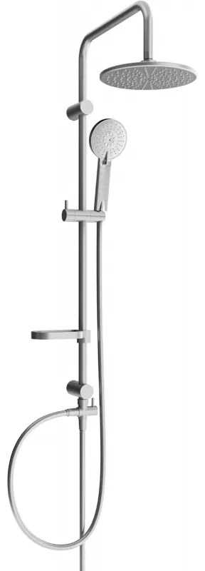 Mexen sprchový set X40 s hornou hlavicou 22 cm, grafitová, 7984040091-66