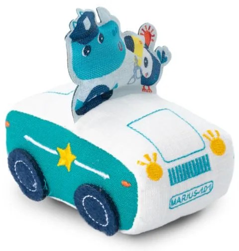 Lilliputiens - Pull-back autíčko s nosorožcom Mariusom