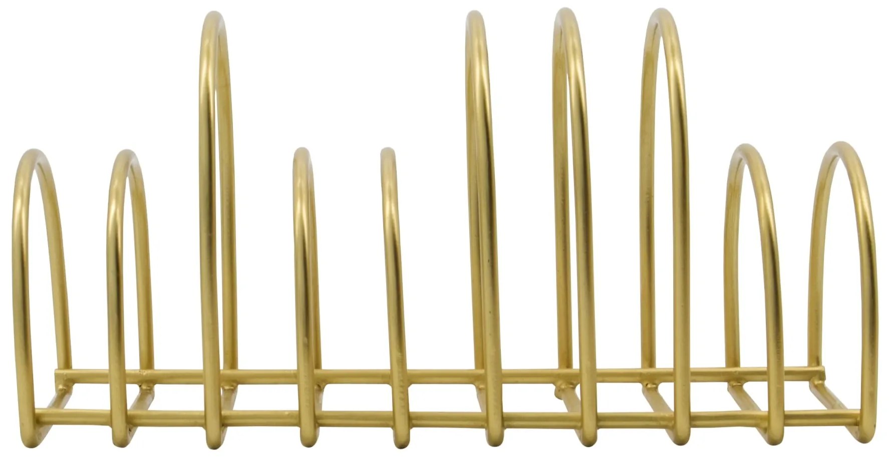 House Doctor Kovový stolný organizér Pampi Golden 24 cm