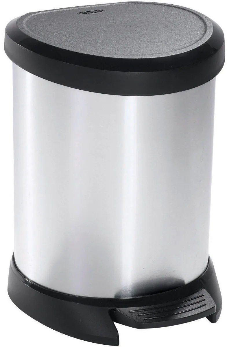 Curver Odpadkový kôš DECO BIN 5l strieborný