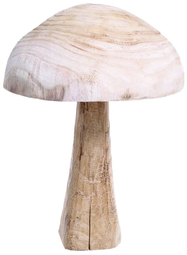 Prírodné drevená dekorácia huba Mushroom - Ø 30*40 cm