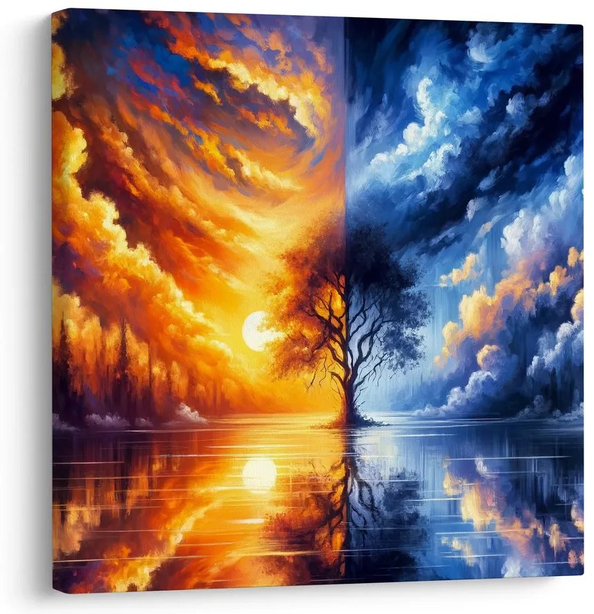 Obraz strom života v ohni a ľade