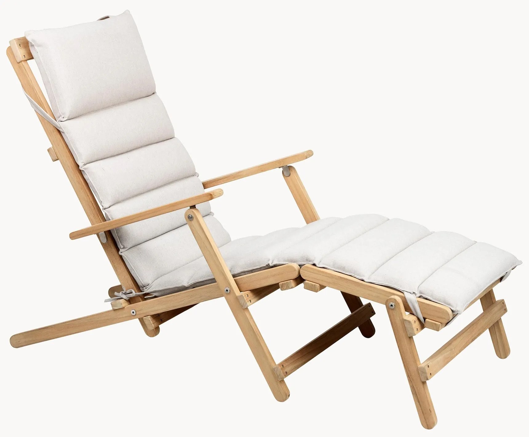 Skladacie ležadlo z tíkového dreva Bm5565