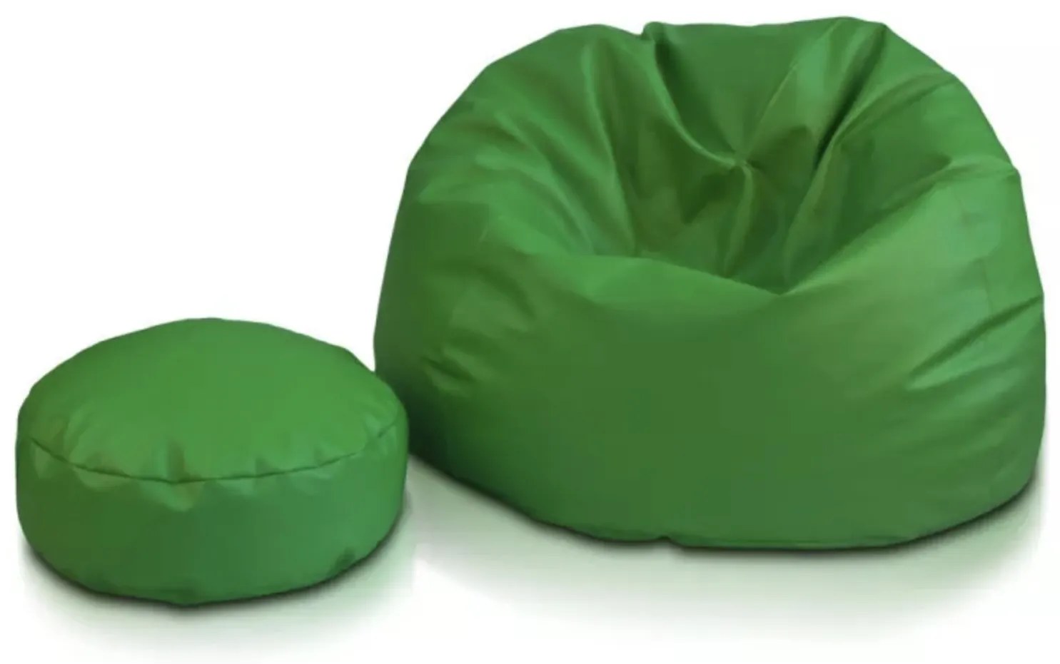 Sedací vak Sakwa L z ekokože – pohodlný, ľahko čistiteľný, elegantný vak pre deti aj dospelých Farba: E09 - Zelená