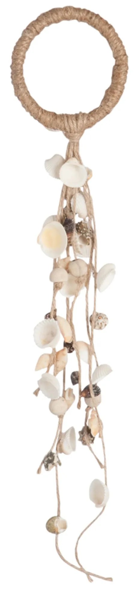Závesný jutový lapač snov - 8,5 * 2 * 27 cm