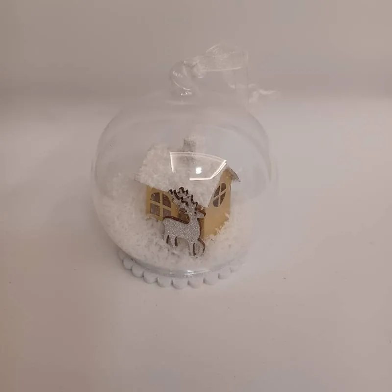 DECOLED Světelná koule, prům. 10 cm, teple bílá