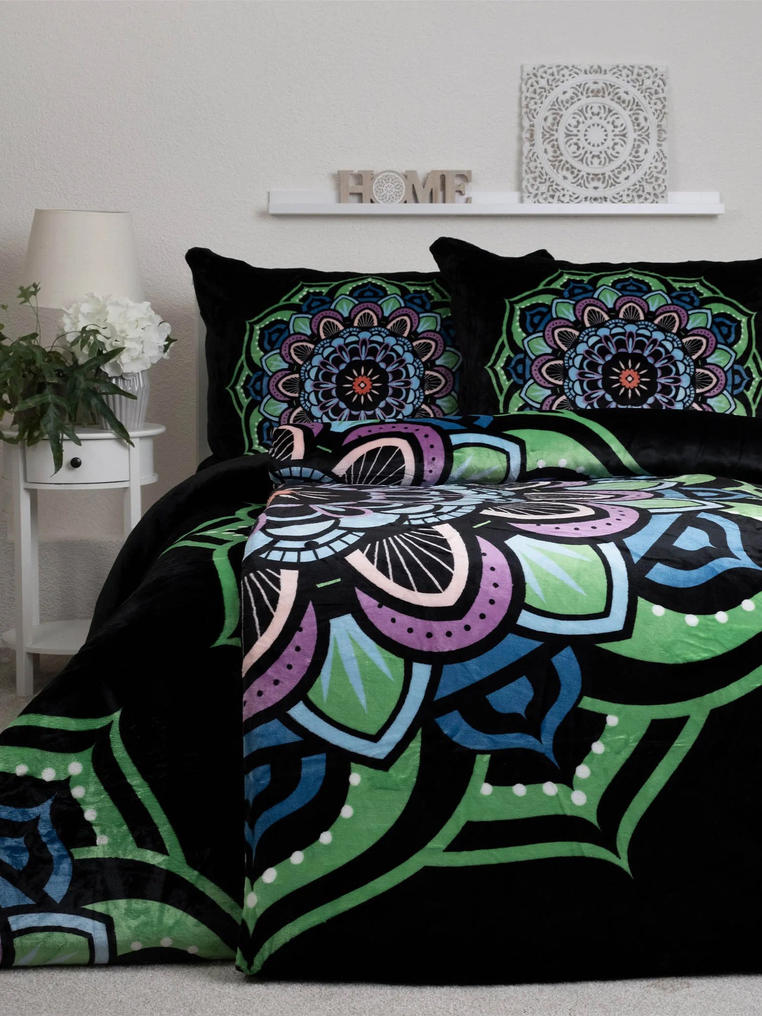 Obliečky mikroplyš Exclusive – Mandala zelená