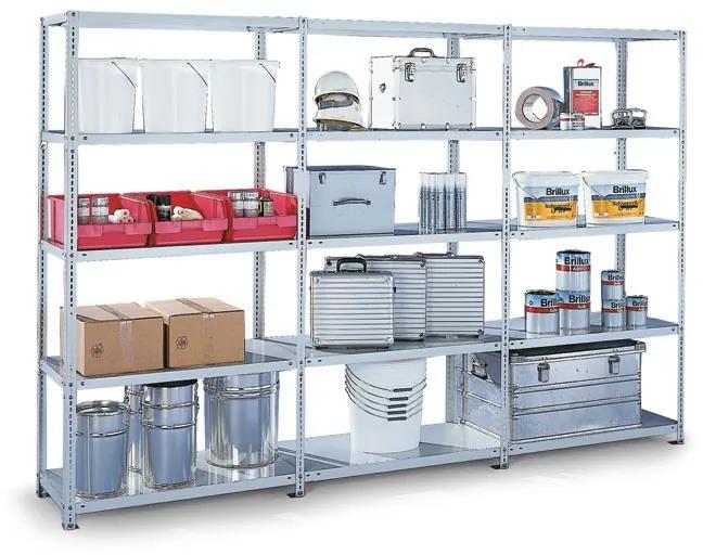 META Policový regál FIX, 330 kg, 2000 x 1000 x 500 mm, základný regál