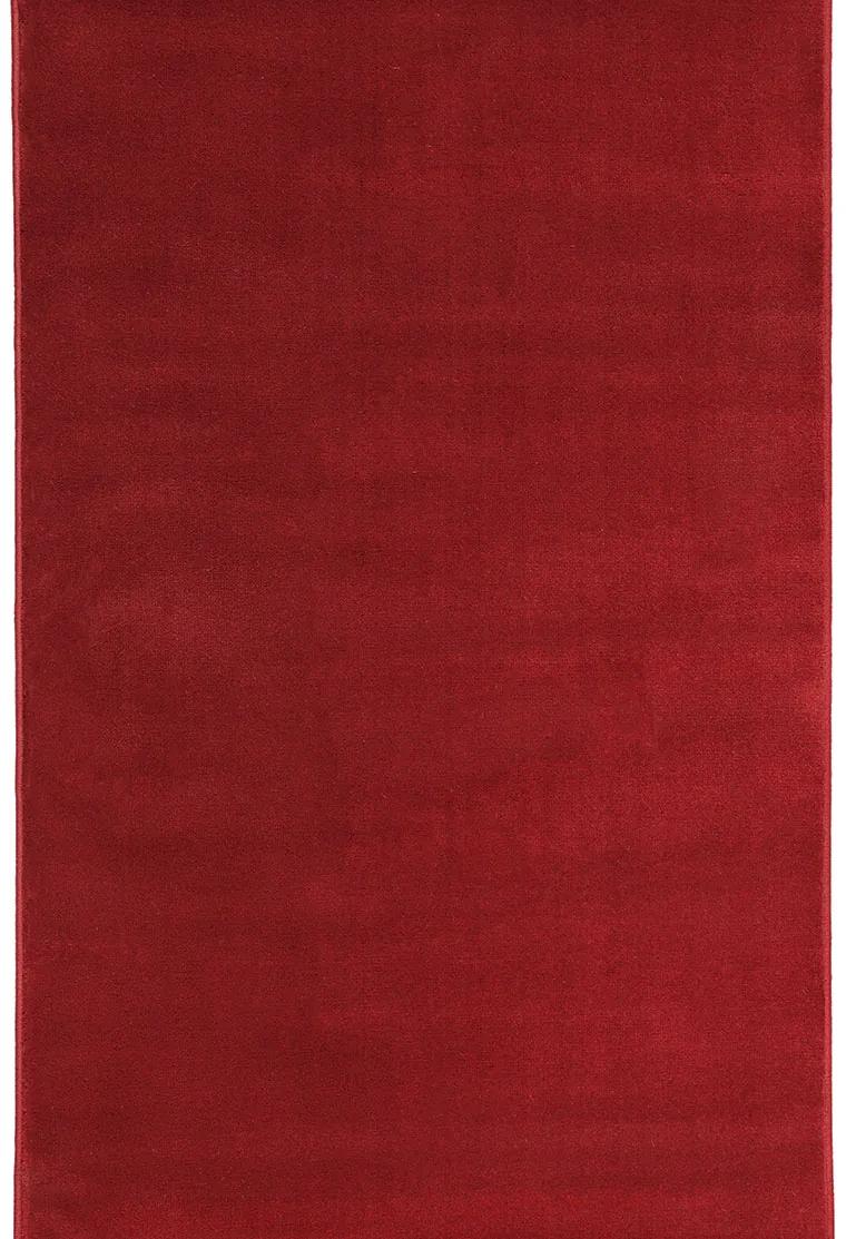 Koberce Breno Behúň SOLID 99/CCC, šíře role 100 cm, červená