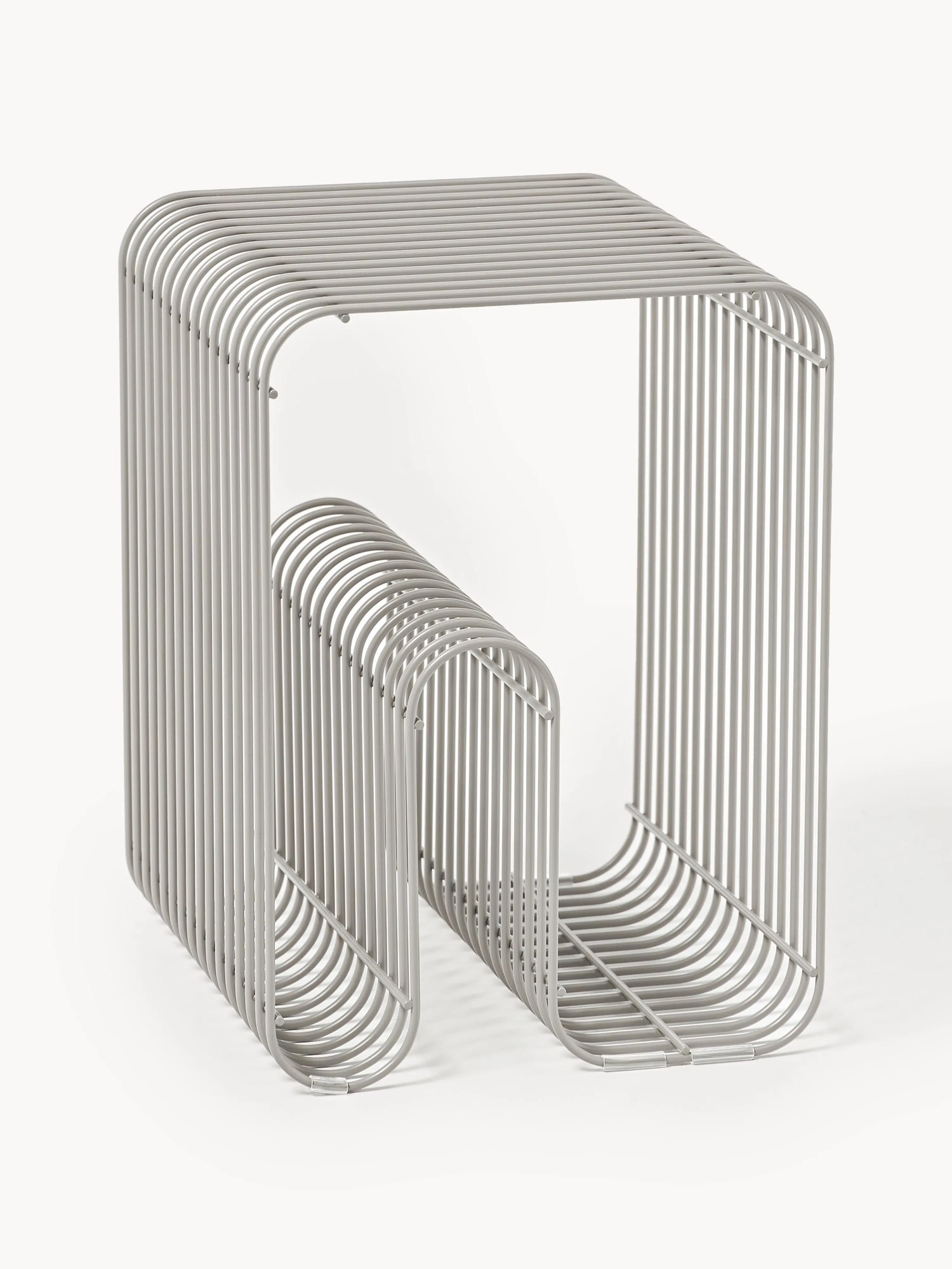 Kovová taburetka Curva