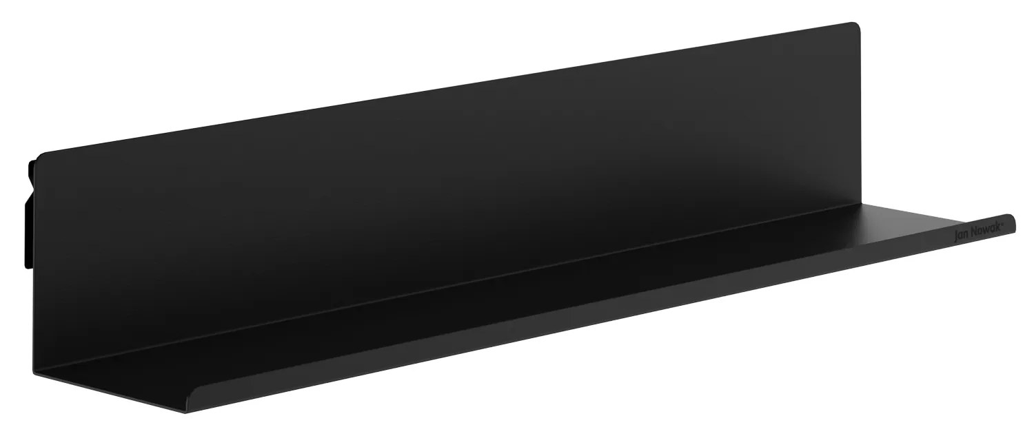 Poličky na stenu JOANNE 700 mm, čierna