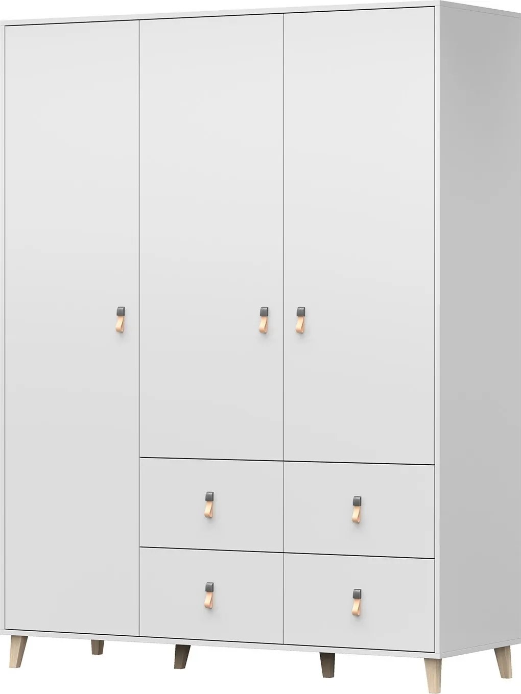 Šatníková skriňa FALCO 150 - biela