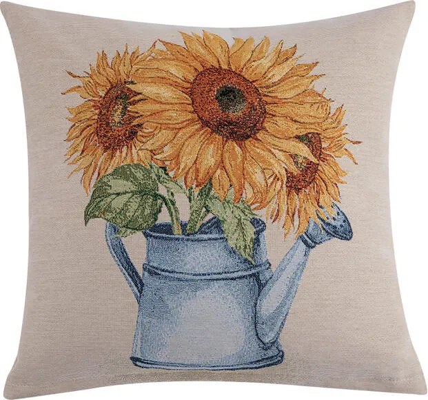 Gobelínová obliečka na vankúšik SLNEČNICA 45 x 45 cm
