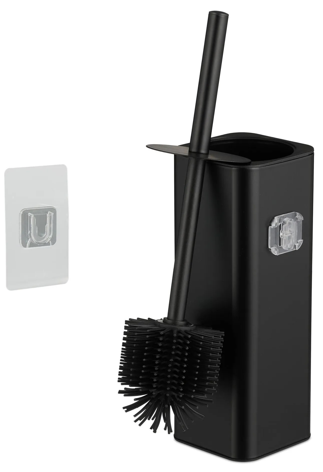 Nástenná toaletná kefa RD51574, čierna