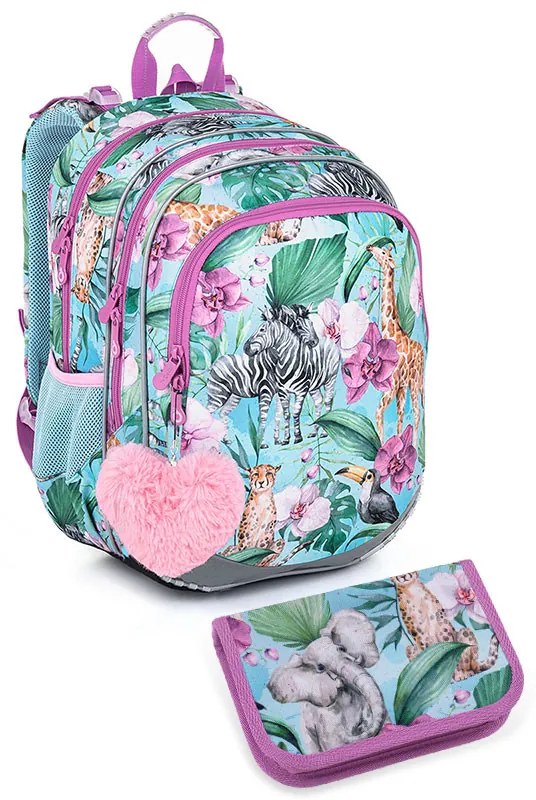 Školský batoh a penál Topgal ELLY 23004 G