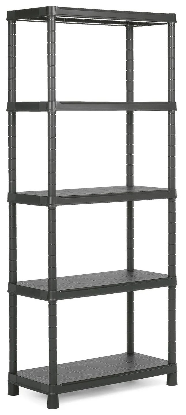 KIS-KETER Plastový regál Tribac 80/5, police nastaviteľné