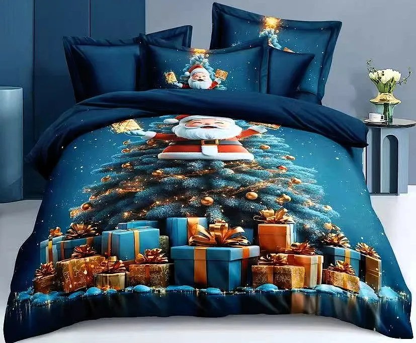 Obliečky Vianoce V1 Bavlna 7-dielna súprava