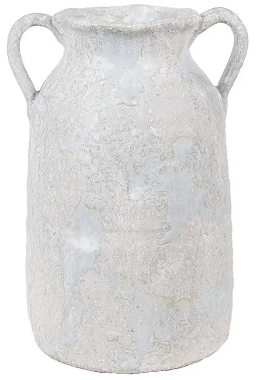 Vase 15x12x20 Cm Grey Terracotta Decorative Vase - 15*12*20 cm