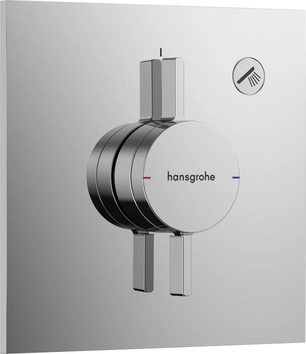 Hansgrohe DuoTurn E, batéria pod omietku pre 1 spotrebič, chrómová, HAN-75617000
