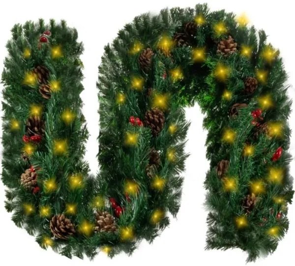 Ruhhy 22322 Vianočná girlanda s LED osvetlením 2,7 m 50LED