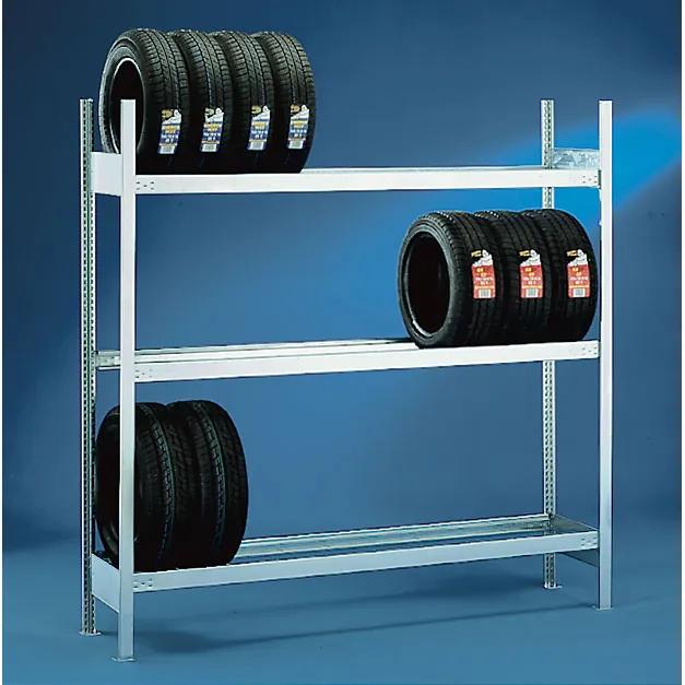 META Regál na pneumatiky, 2000 x 2000 x 400 mm, základný