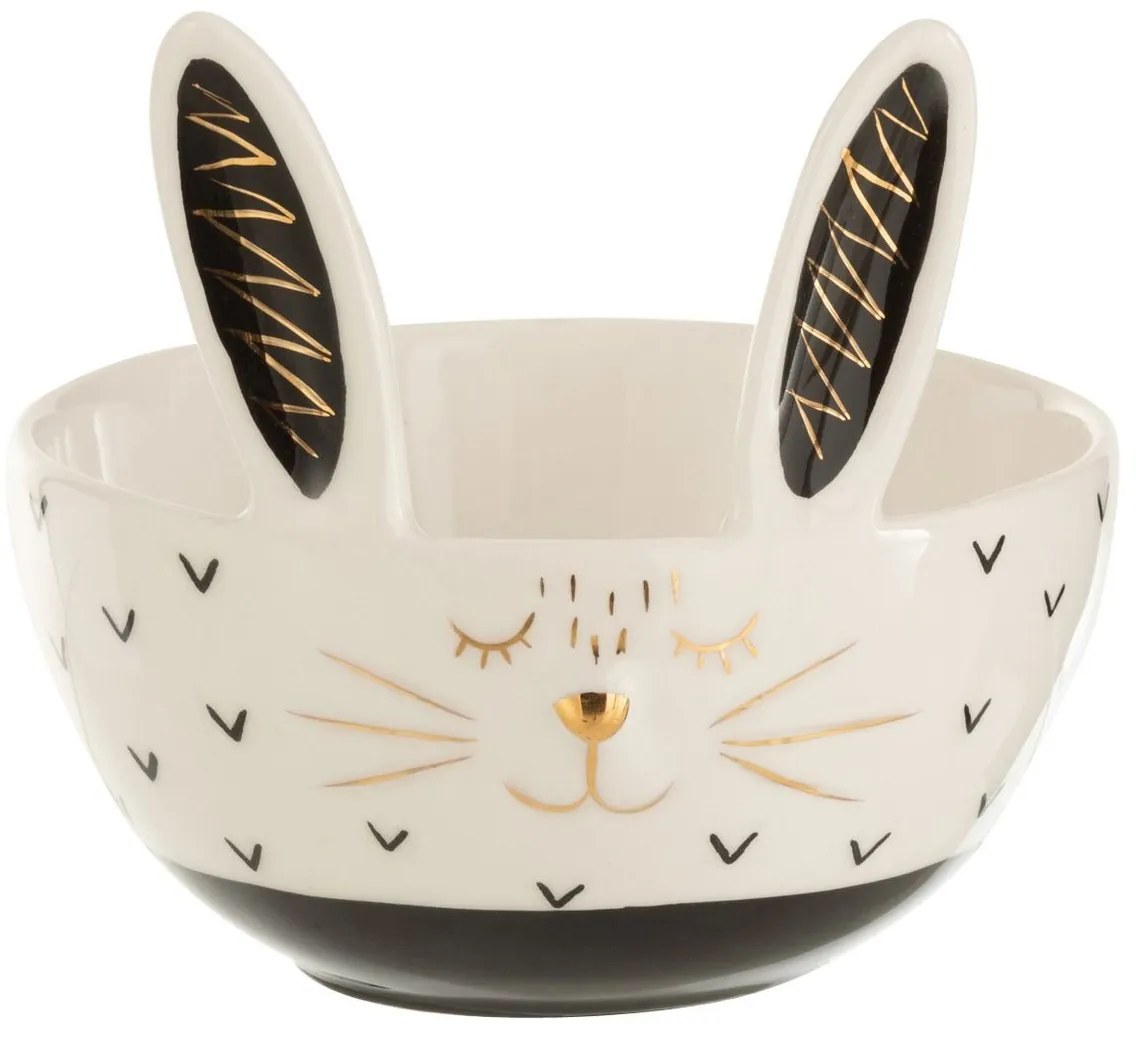 Keramická miska s uškami zajačik Rabbito - Ø12*11 cm