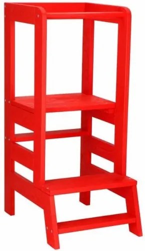 Kuchynská platforma pre deti 90 cm SPRINGOS KCH01 - červená