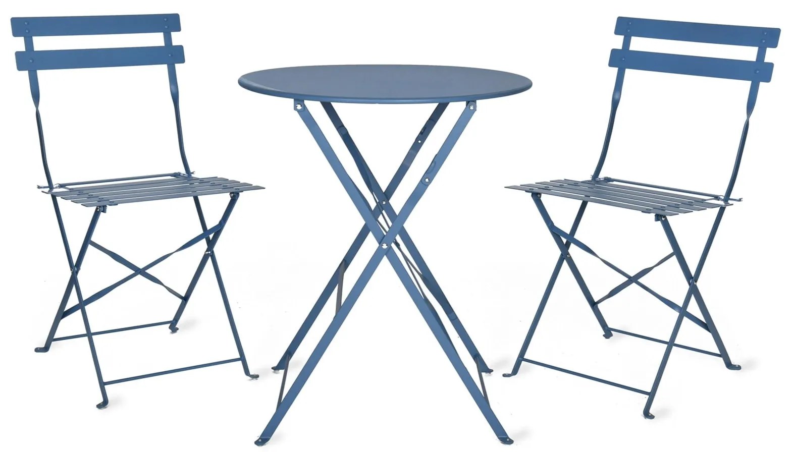 Garden Trading Záhradný set stolíka so stoličkami Bistro Cove Blue – Small