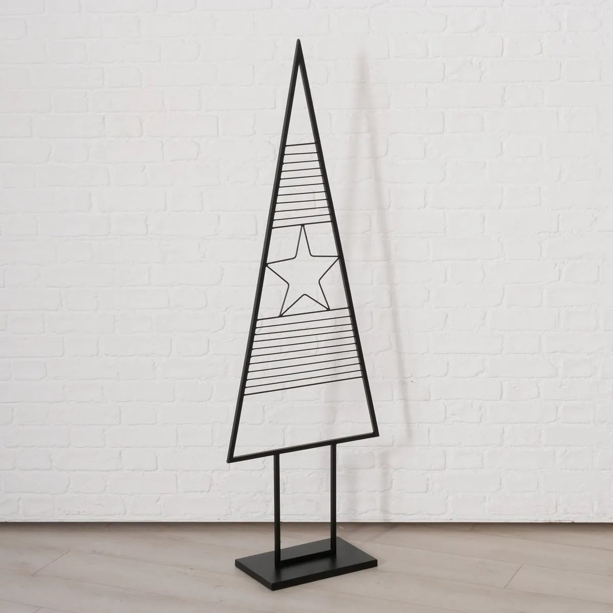 Vianočná dekorácia stromček Karin, výška: 152 cm, čierna