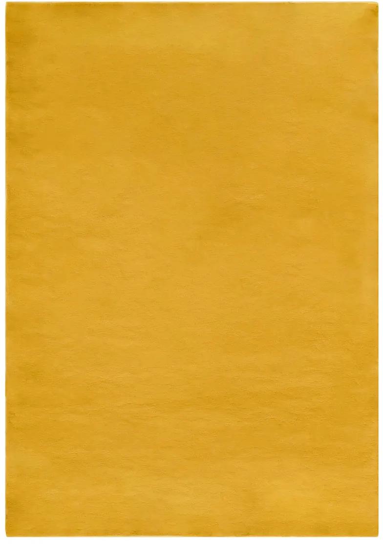 Koberce Breno Kusový koberec COLOR UNI Sunflower, žltá,60 x 100 cm