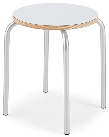 Stolička AIDA I, V 440 mm, strieborná, šedá