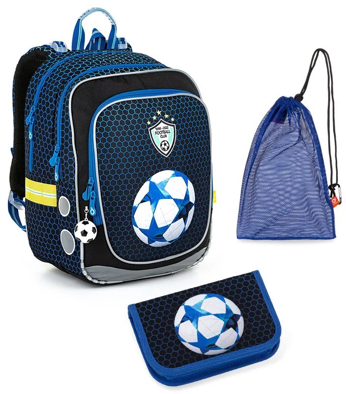 Školský set Topgal ENDY 22016 B - školská taška + peračník + vrecko na prezuvky