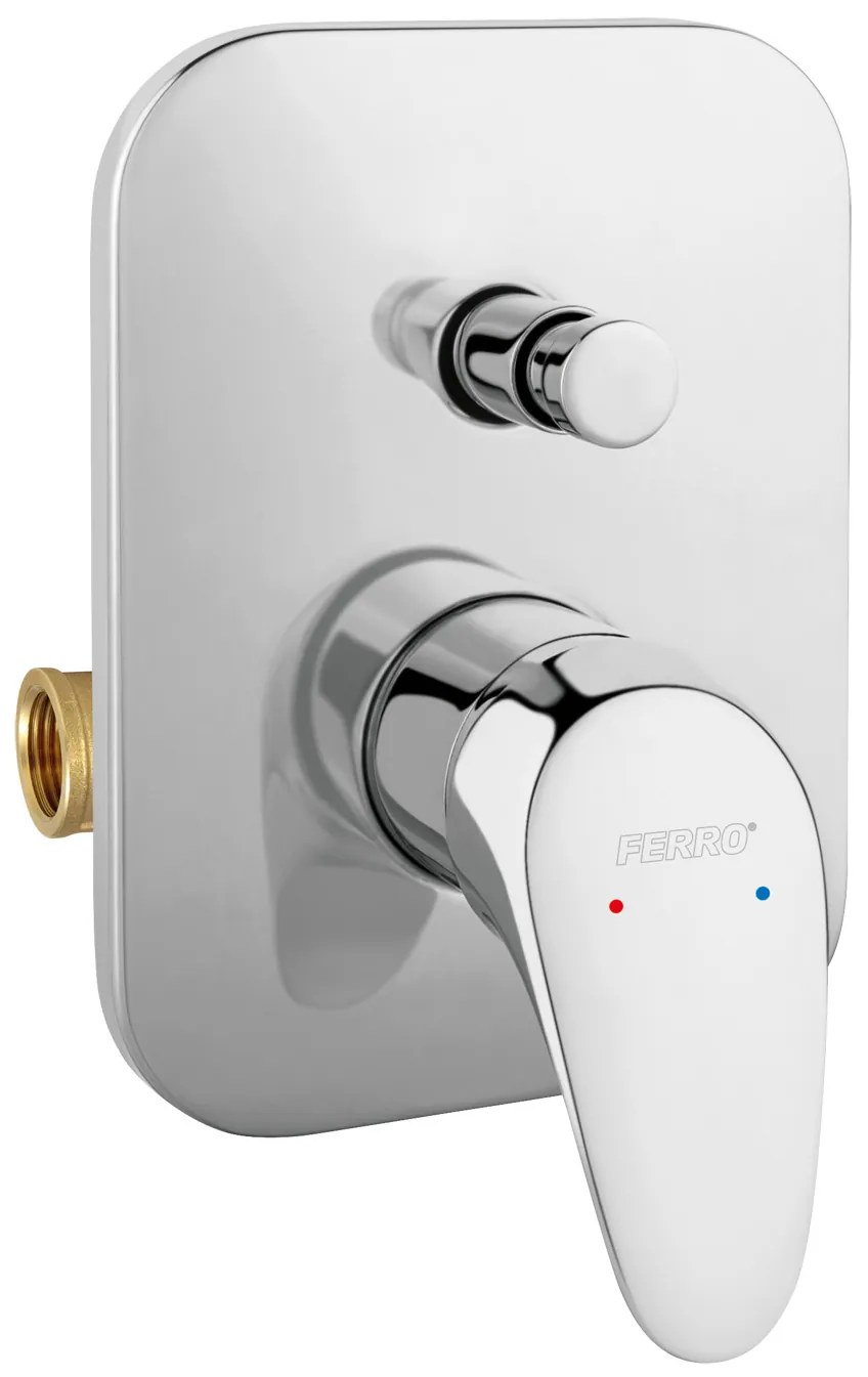Ferro One, sprchová podomietková batéria One, chrómová, BFO7P
