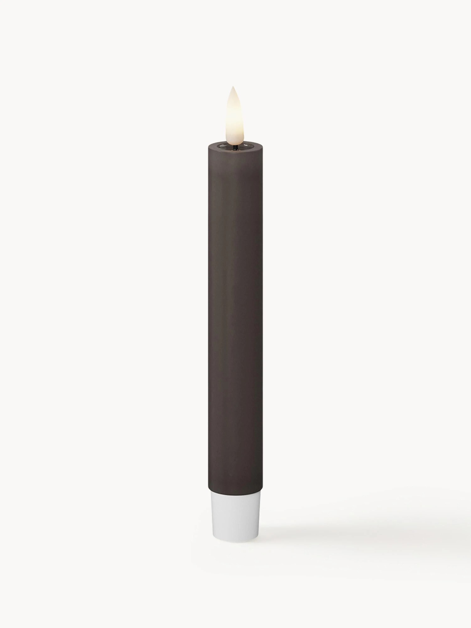Ručne vyrobené dlhé LED sviečky Real Flame, V 15 cm, 2 ks