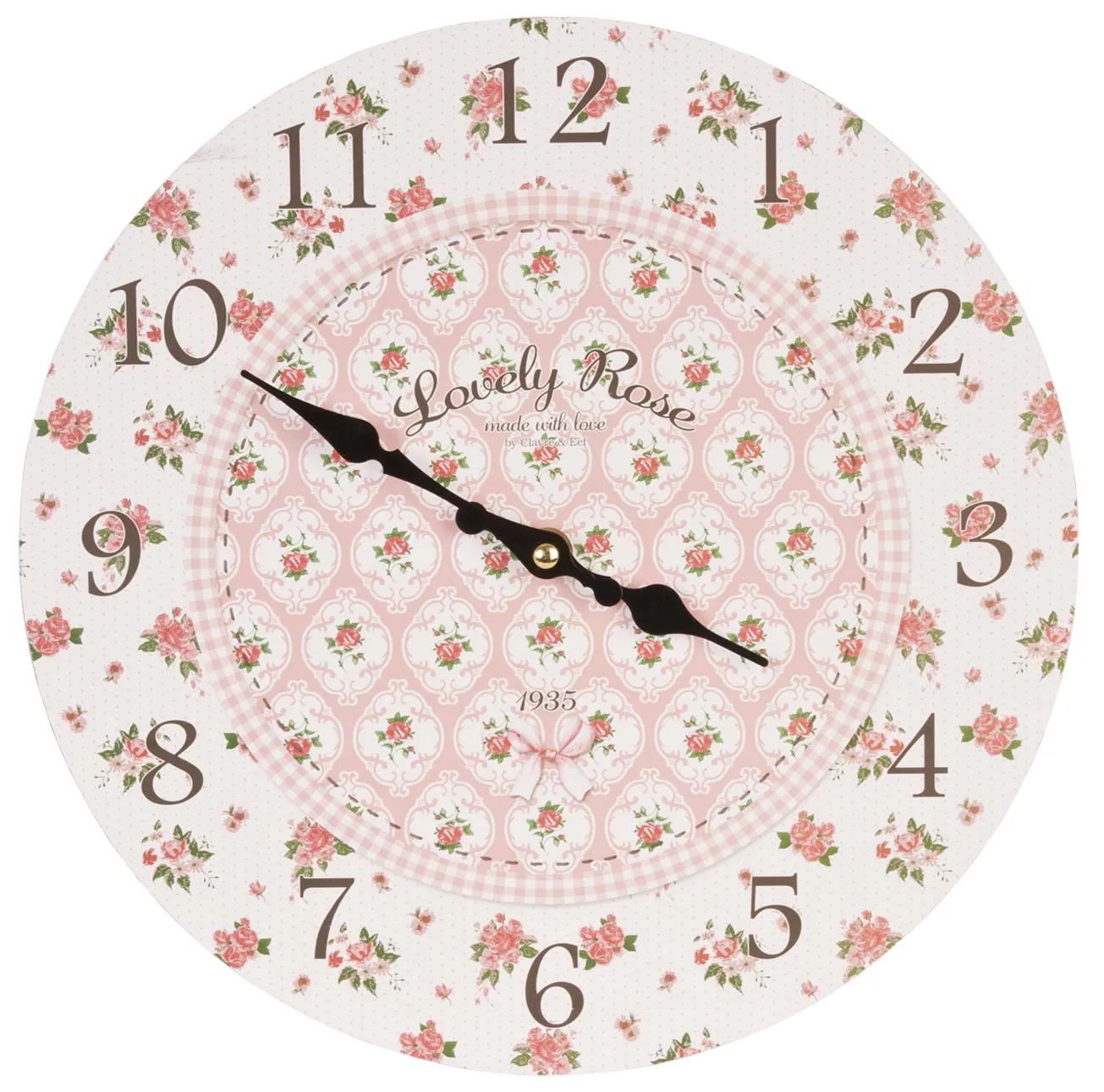 Nástenné hodiny Clayre & EEF, 6kl0203, 29cm