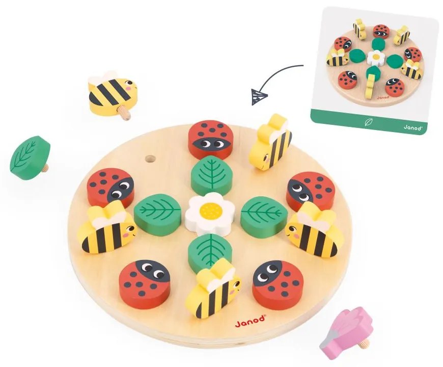 Moja prvá mandala - didaktická hra - Záhrada