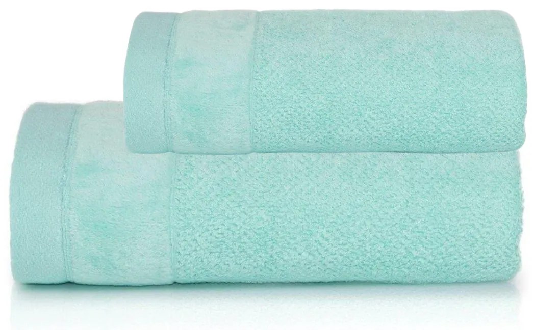 Set uterák a osuška Vito Tyrkysový 50x90 + 70x140 cm – 550 gsm, luxusné uteráky, reliéfna bordúra